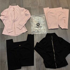 lululemon athletica Pink and Black Blazers